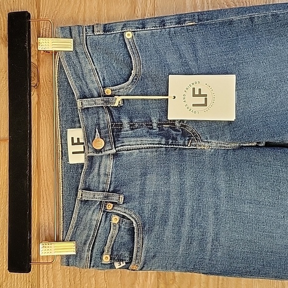 Lovers and Friends Size 23 River Low Rise Flare Jeans NWT - Picture 2 of 9